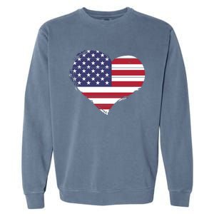 4th Of July Usa Gift Garment-Dyed Sweatshirt