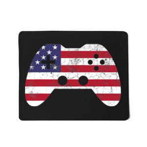 4th Of July T Video Game Gamer Boy USA Mousepad