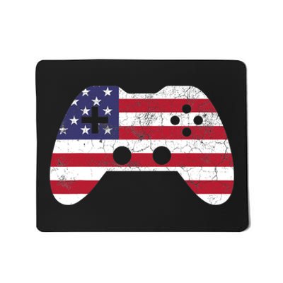 4th Of July T Video Game Gamer Boy USA Mousepad