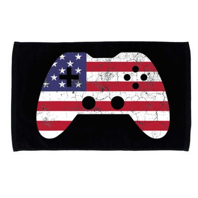 4th Of July T Video Game Gamer Boy USA Microfiber Hand Towel