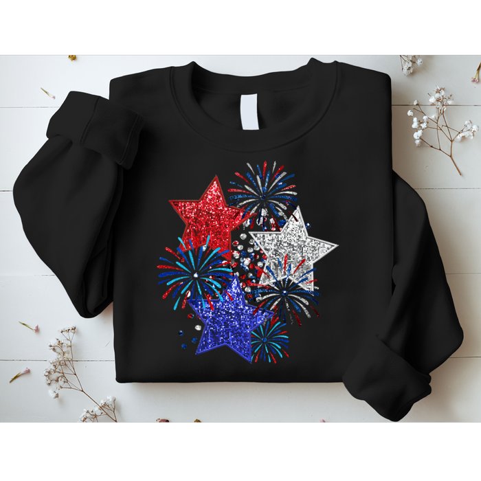 4th Of July Fireworks Stars Funny Cute 4th Of July Sweatshirt