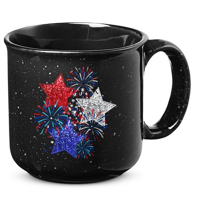 4th Of July Fireworks Stars Funny Cute 4th Of July 15oz Campfire Ceramic Mug