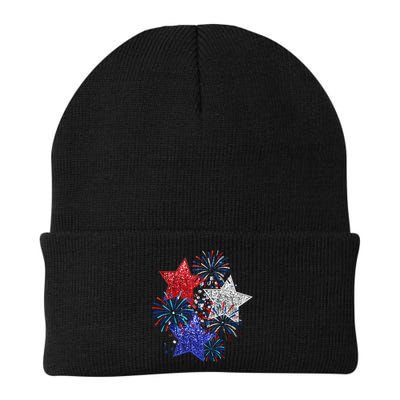 4th Of July Fireworks Stars Funny Cute 4th Of July Beanie