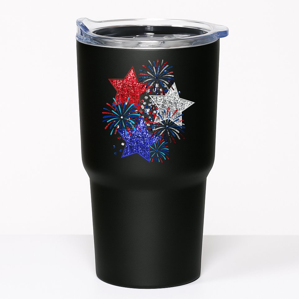 4th Of July Fireworks Stars Funny Cute 4th Of July Tumbler