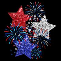 4th Of July Fireworks Stars Funny Cute 4th Of July Magnet