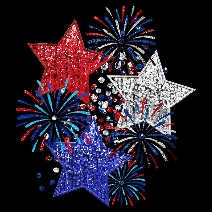 4th Of July Fireworks Stars Funny Cute 4th Of July Magnet