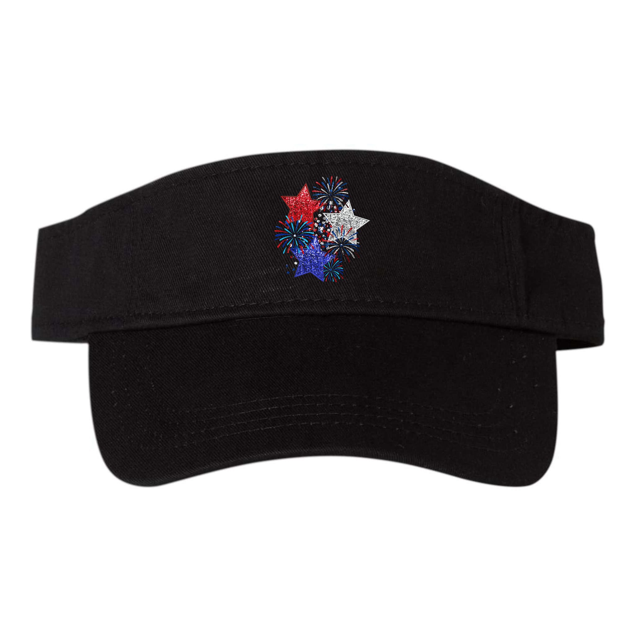 4th Of July Fireworks Stars Funny Cute 4th Of July Visor