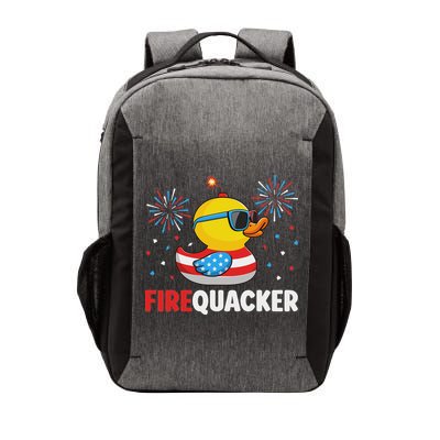 4th Of July Duck Firequacker Patriotic Fourth Of July Funny Vector Backpack