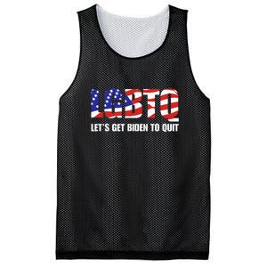 4th Of July Funny LGBTQ Anti Biden Lets Get Biden To Quite Gift Mesh Reversible Basketball Jersey Tank