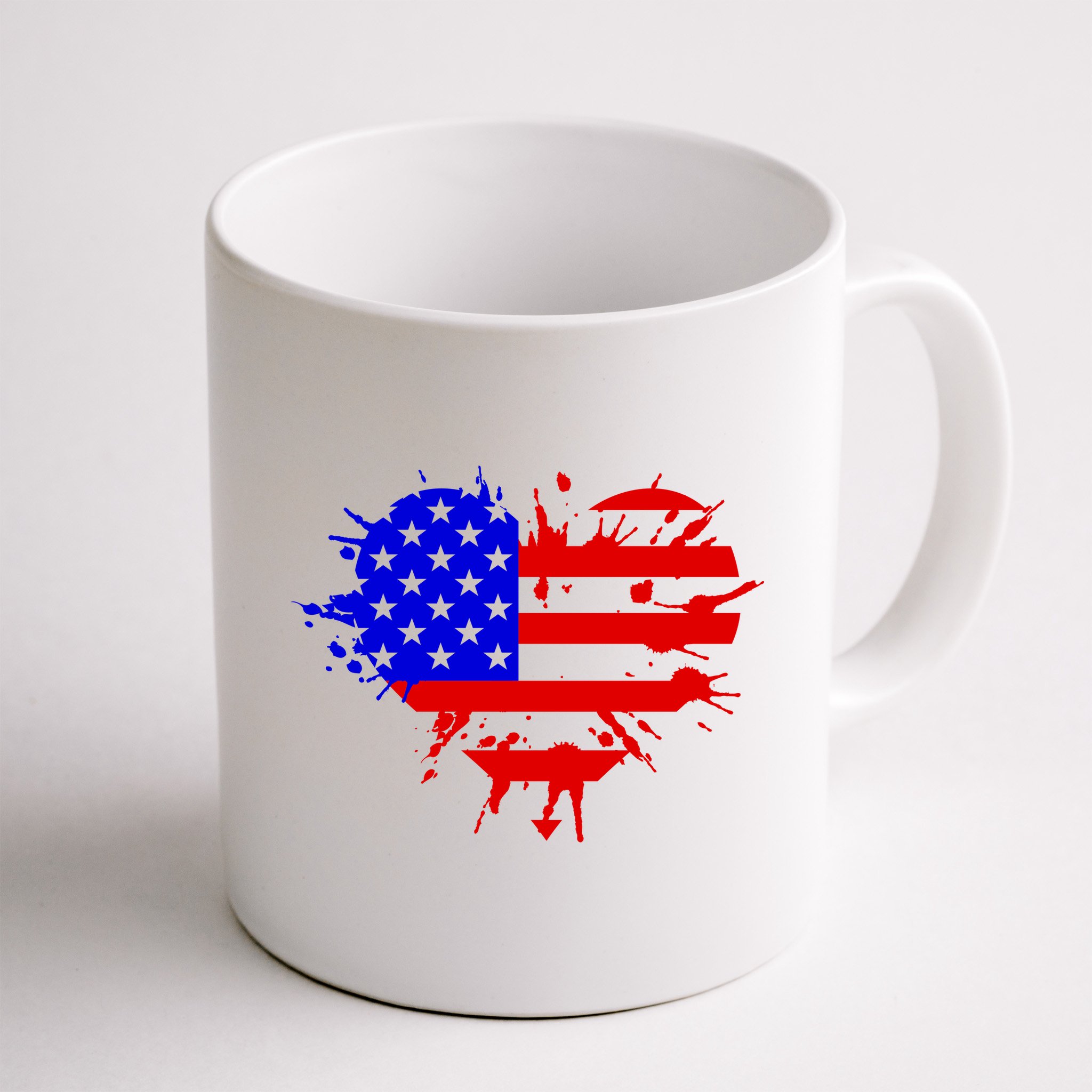 4th Of July USA Heart Mug