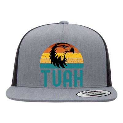 4th Of July Patriotic Usa Hawk Tuah Spit On That Thing Flat Bill Trucker Hat