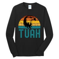 4th Of July Patriotic Usa Hawk Tuah Spit On That Thing Tall Long Sleeve T-Shirt