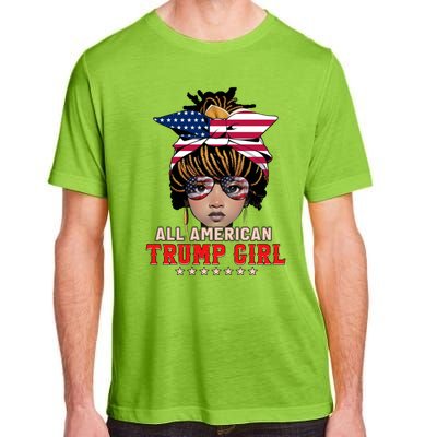 4th Of July All American Afro Trump Great Gift Adult ChromaSoft Performance T-Shirt