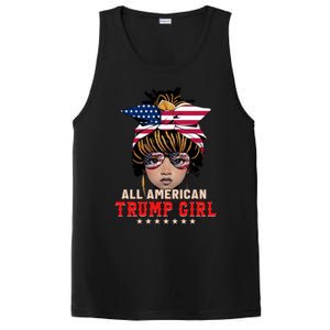 4th Of July All American Afro Trump Great Gift PosiCharge Competitor Tank