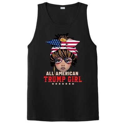 4th Of July All American Afro Trump Great Gift PosiCharge Competitor Tank