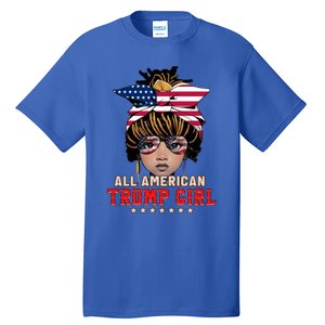 4th Of July All American Afro Trump Great Gift Tall T-Shirt