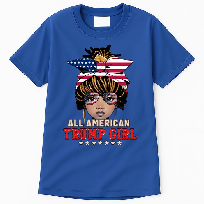 4th Of July All American Afro Trump Great Gift Tall T-Shirt