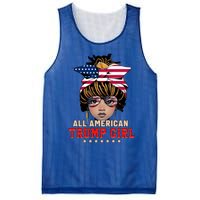 4th Of July All American Afro Trump Great Gift Mesh Reversible Basketball Jersey Tank