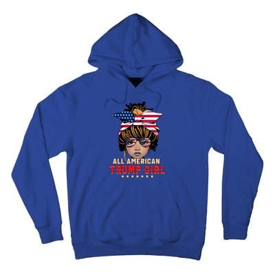 4th Of July All American Afro Trump Great Gift Tall Hoodie