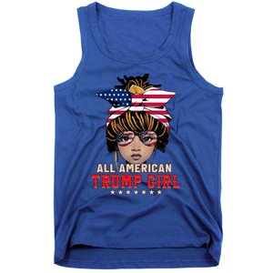 4th Of July All American Afro Trump Great Gift Tank Top