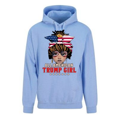 4th Of July All American Afro Trump Great Gift Unisex Surf Hoodie