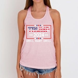 4th Of July Independence Day Gift Women's Knotted Racerback Tank