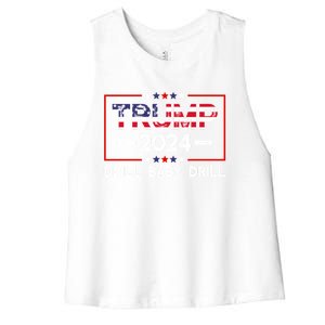 4th Of July Independence Day Gift Women's Racerback Cropped Tank