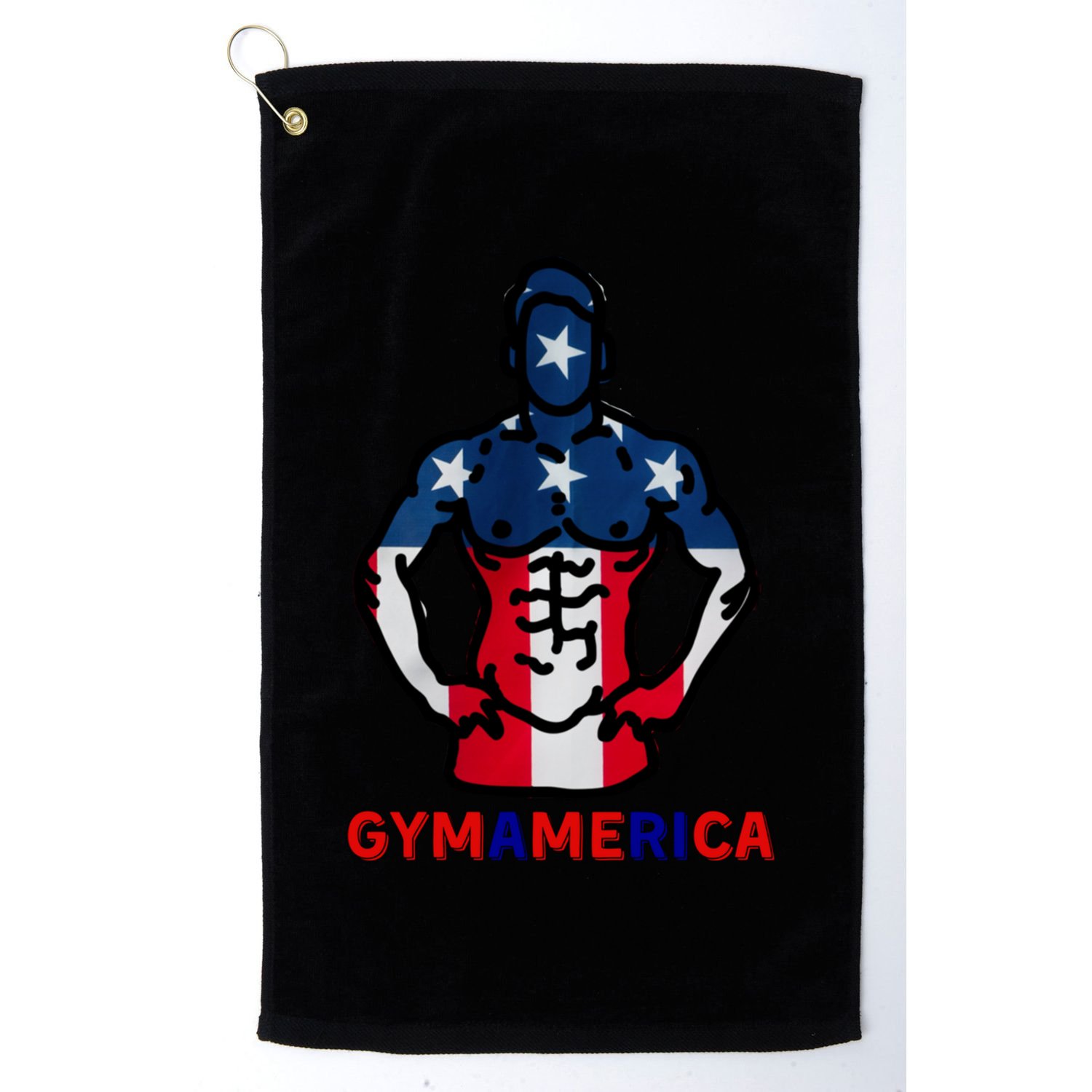4th Of July Independence Day American Flag Usa Gym Fitness Meaningful Gift Golf Towel
