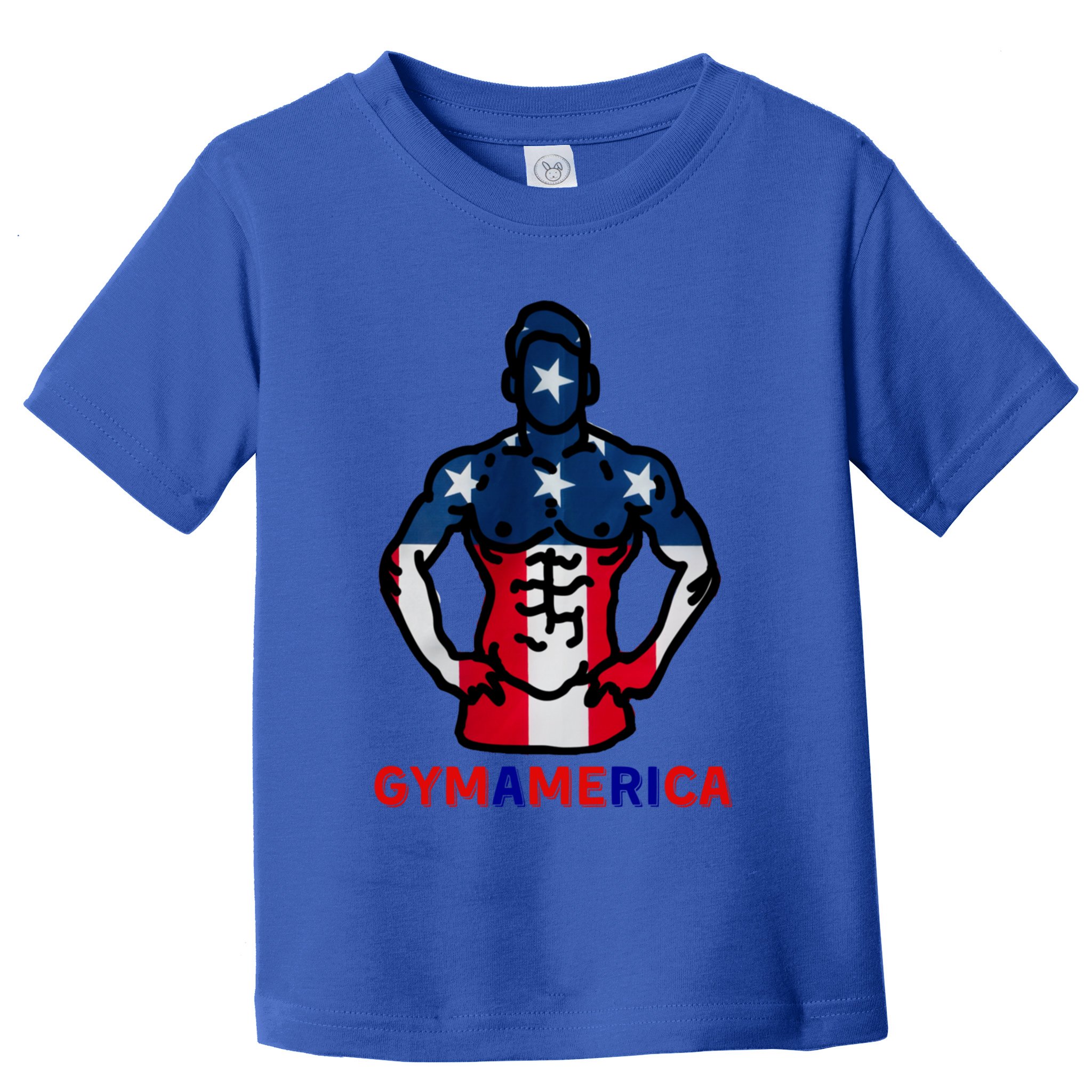 4th Of July Independence Day American Flag Usa Gym Fitness Meaningful Gift Toddler T-Shirt