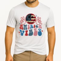 4th Of July Shirt Smile Face Independence Day Cooling Performance Crew T-Shirt