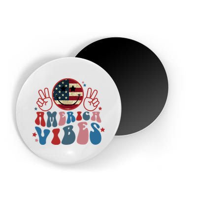 4th Of July Shirt Smile Face Independence Day Magnet
