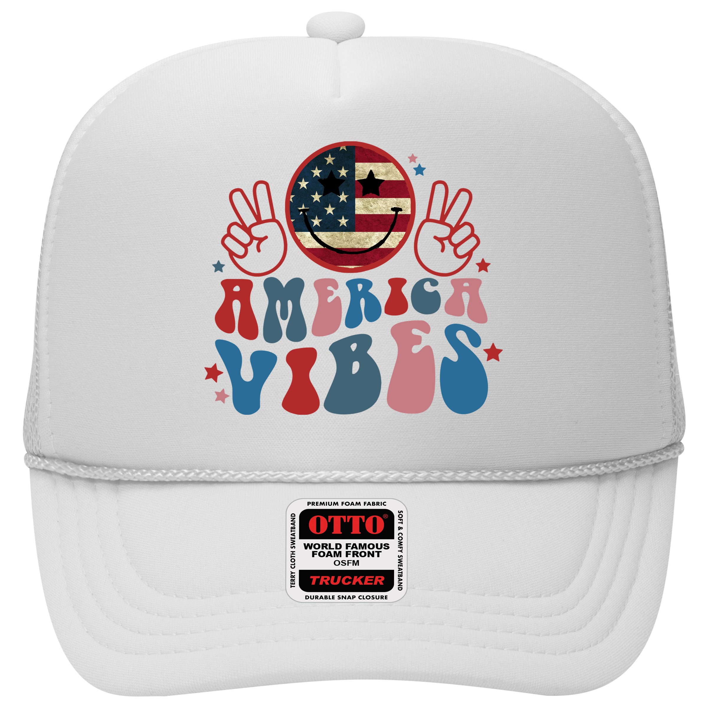 4th Of July Shirt Smile Face Independence Day Hat