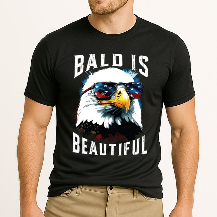 4th Of July Independence Day Bald Eagle Bald Is Beautiful Performance Shirt