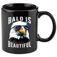 4th Of July Independence Day Bald Eagle Bald Is Beautiful 11oz C Handle Ceramic Mug