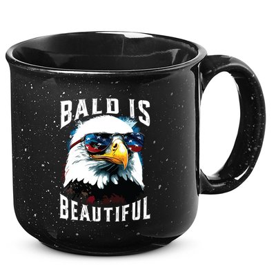 4th Of July Independence Day Bald Eagle Bald Is Beautiful 15oz Campfire Ceramic Mug