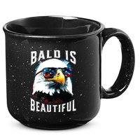 4th Of July Independence Day Bald Eagle Bald Is Beautiful 15oz Campfire Ceramic Mug