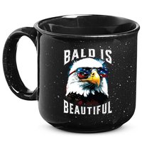 4th Of July Independence Day Bald Eagle Bald Is Beautiful 15oz Campfire Ceramic Mug