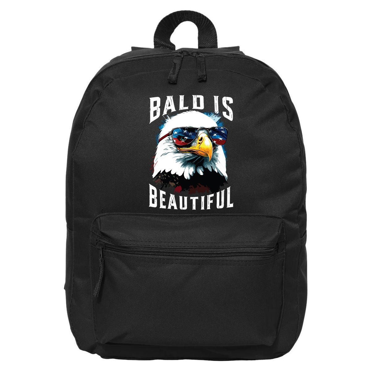 4th Of July Independence Day Bald Eagle Bald Is Beautiful 16 in Basic Backpack