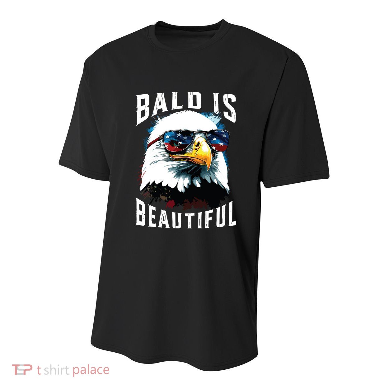 4th Of July Independence Day Bald Eagle Bald Is Beautiful Youth Performance Sprint T-Shirt