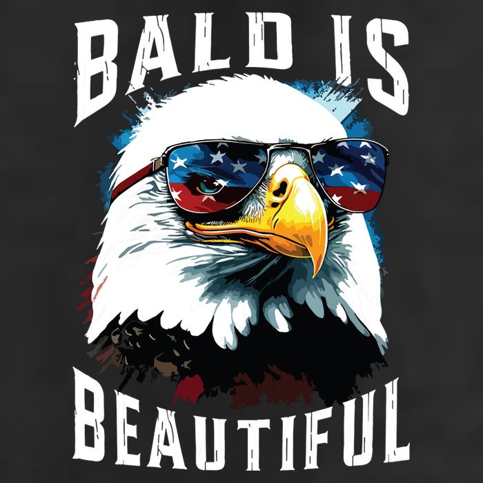4th Of July Independence Day Bald Eagle Bald Is Beautiful Golf Towel