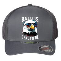 4th Of July Independence Day Bald Eagle Bald Is Beautiful Flexfit Unipanel Trucker Cap