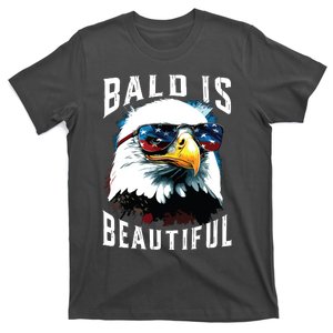 4th Of July Independence Day Bald Eagle Bald Is Beautiful T-Shirt