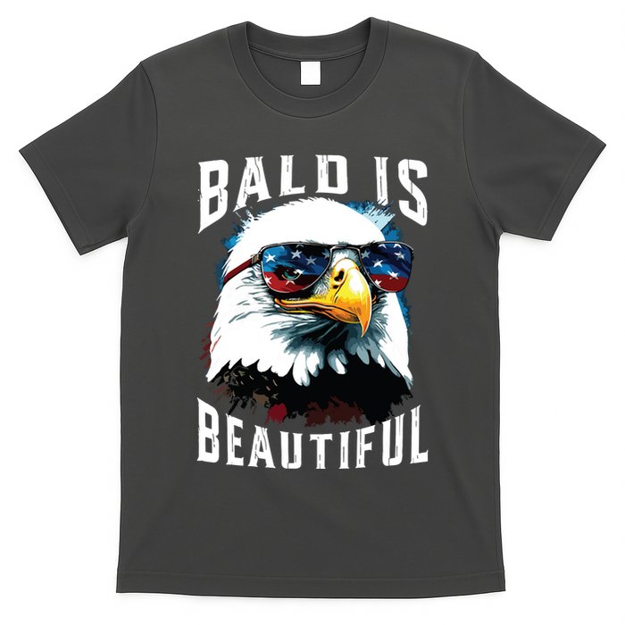 4th Of July Independence Day Bald Eagle Bald Is Beautiful T-Shirt