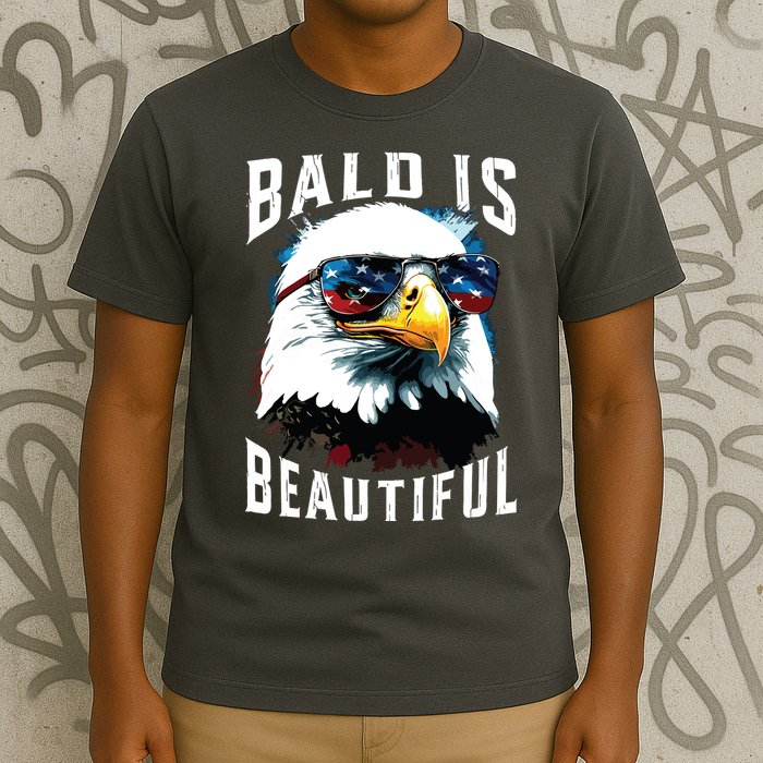 4th Of July Independence Day Bald Eagle Bald Is Beautiful T-Shirt