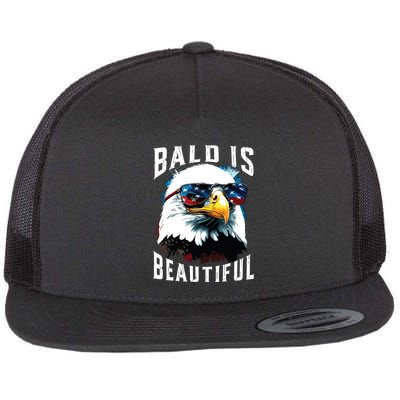 4th Of July Independence Day Bald Eagle Bald Is Beautiful Flatbill Hat