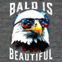 4th Of July Independence Day Bald Eagle Bald Is Beautiful Flatbill Hat