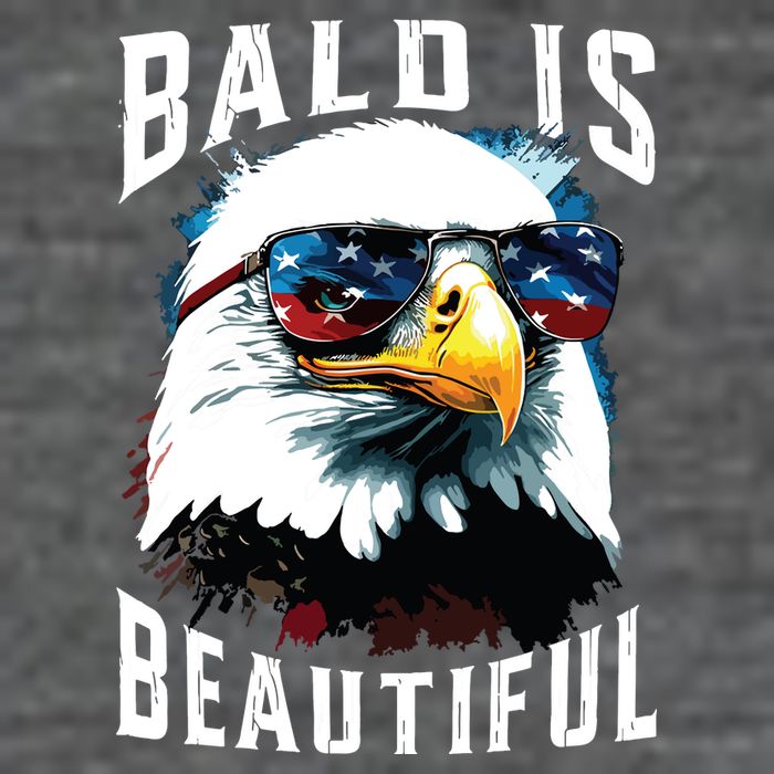 4th Of July Independence Day Bald Eagle Bald Is Beautiful Flatbill Hat