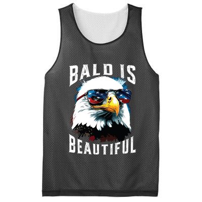 4th Of July Independence Day Bald Eagle Bald Is Beautiful Mesh Reversible Basketball Jersey Tank