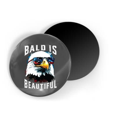 4th Of July Independence Day Bald Eagle Bald Is Beautiful Magnet