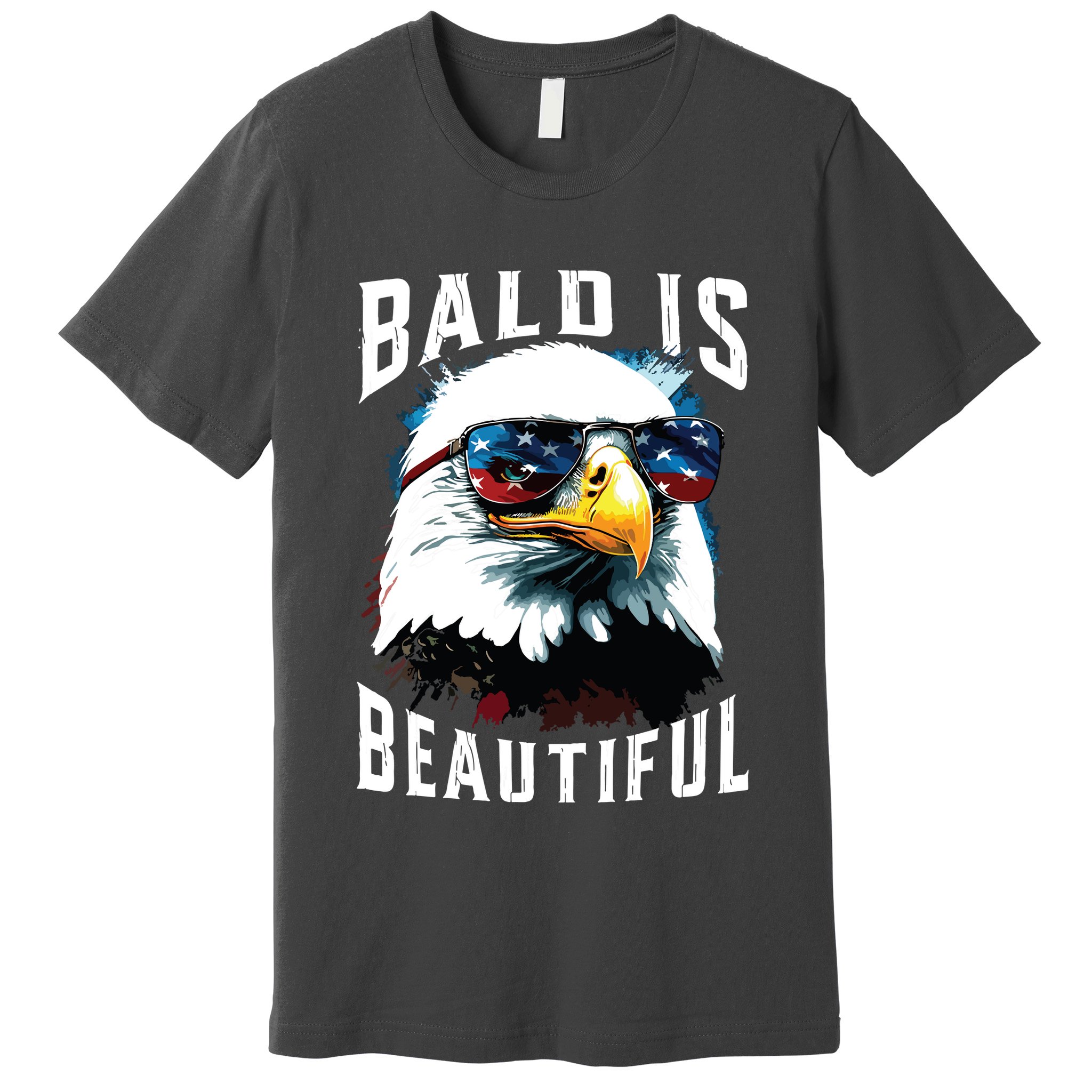 4th Of July Independence Day Bald Eagle Bald Is Beautiful Premium T-Shirt